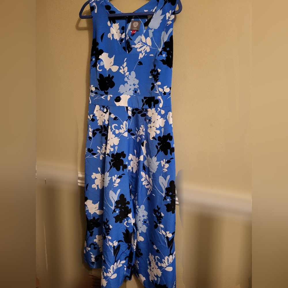 Vince Camuto Sleeveless Wide Leg Jumpsuit - Picture 4 of 16